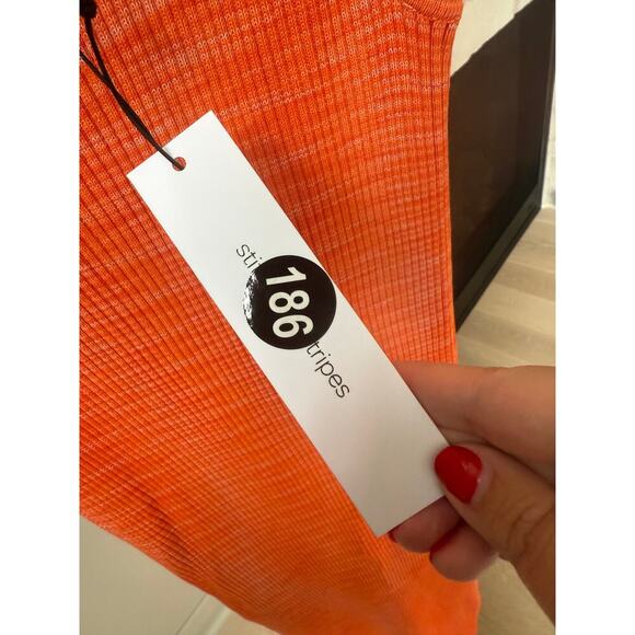 Stitches & Stripes Women's Tangerine Lex Bodycon Midi Dress Size S - Picture 6 of 7